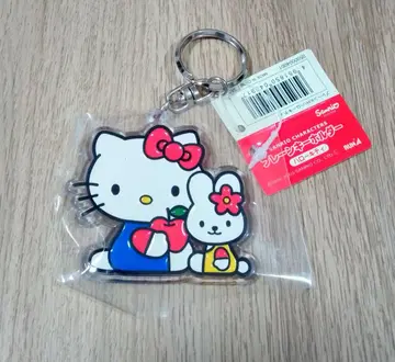 [ 수량 한정! ] 헤이세이 레트로 키링 헬로키티 플레인 키링 레어