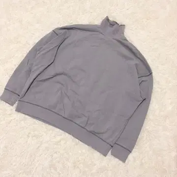 FREAK'S STORE 맨투맨 하이넥 톤 다운 블루 내추럴