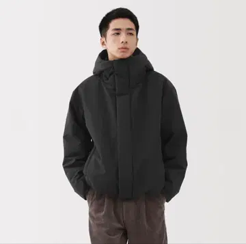 [ 거의 미사용 ] 무인양품 방풍 발수 솜 후드 자켓