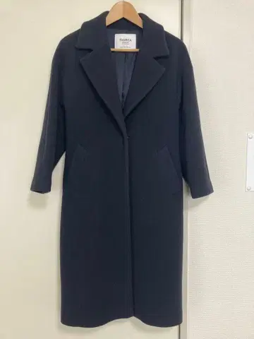 FABRICA TESSUTI 네이비 롱 코트