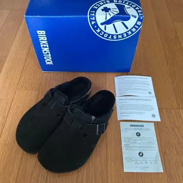 새상품 birkenstock 버켄스탁 보스턴 시어링 블랙