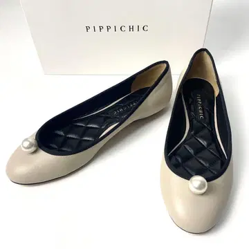 [컨디션 최상] 피피 시크 25SS 별주 펄 플랫슈즈 38 베이지