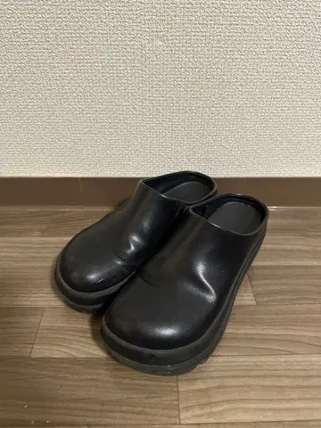 AZUL by moussy 플랫폼 인조 가죽 뮬 블랙 M