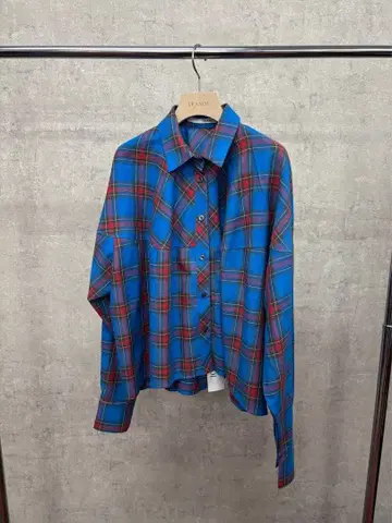 [ 미사용 새상품 ] 트라노이 체크 셔츠