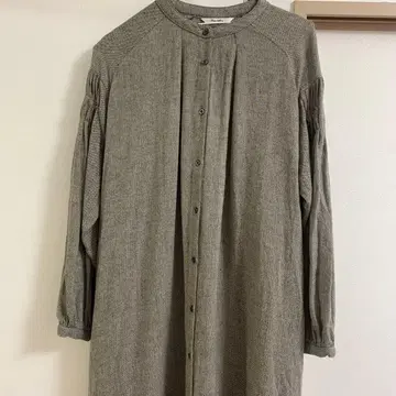 Crea delice 셔츠 원피스 긴팔 브라운 계열