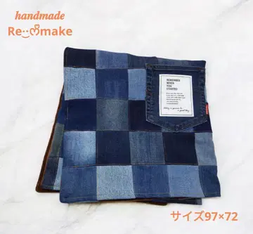 데님 리메이크 담요 무릎 담요