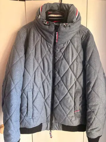 BEAMS HEART 퀼팅 다운 자켓 L 사이즈 그레이