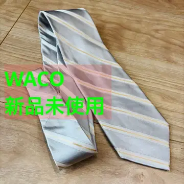 새상품 미사용품 넥타이 WACO 실버 은 골드 금