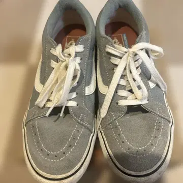 반스 한정판 블루 스니커즈 반스 남성용 여성용 멋스러운 귀여운