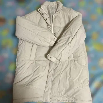 충전솜 몬스터 코트 아이보리 M 사이즈 시마무라