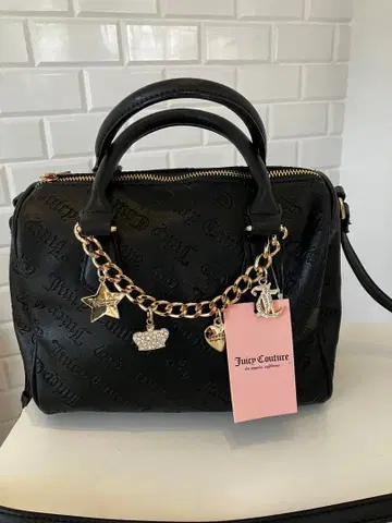 쥬시 꾸뛰르 참 포함 핸드백 juicy couture