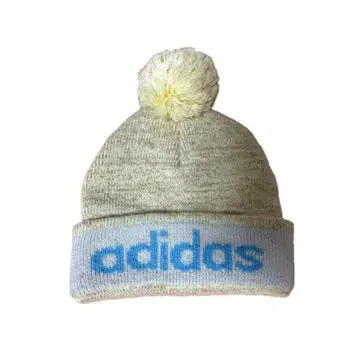 adidas 폼폼 포함 니트 모자