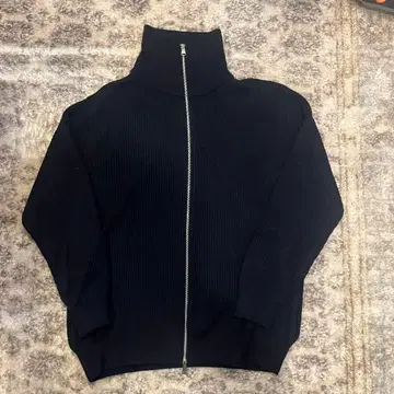 ZARA 블랙 드라이버즈 니트 XL