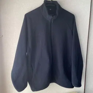UNIQLO 블랙 플리스 자켓 XXL