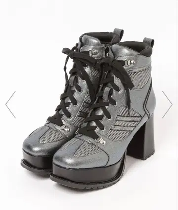 HARE 스니커즈 청키 부츠 통굽 힐