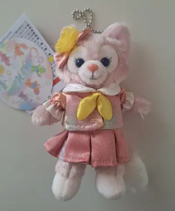 [ 새상품 ] 더피&프렌즈 20주년 컬러풀 해피니스 인형 배지 리나벨