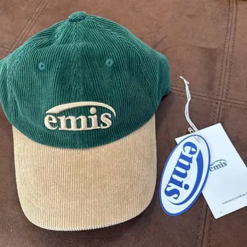 emis 코듀로이 캡 그린 x 베이지 한국