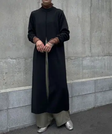 [ &g'aime ] 센터 슬릿 튜닉 니트