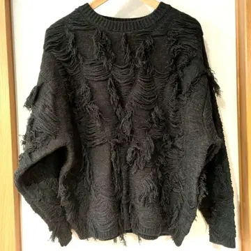 ESICA 프린지 니트 풀오버