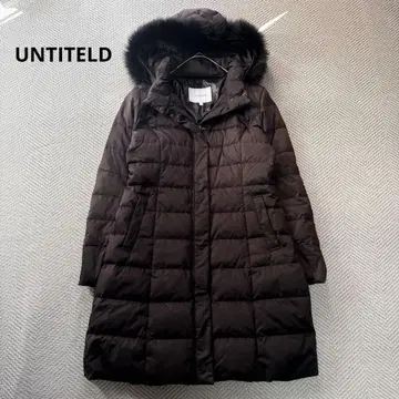 컨디션 최상 UNTITELD 현행 모델 다운 코트 후드 퍼 빅 사이즈