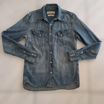 1 레미 리프 TheGoldenSta 웨스턴 데님 셔츠 M 블루 진스