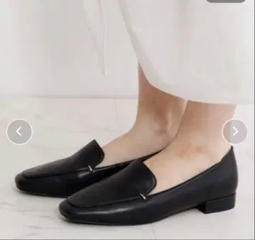 새상품급 [ HIMIKO ] 메탈 악센트 로퍼 블랙 24.5cm