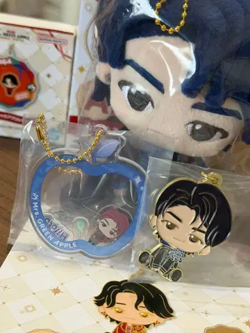 미세스 제일복권 히로파 봉제 인형 메탈참 아크릴참 새상품