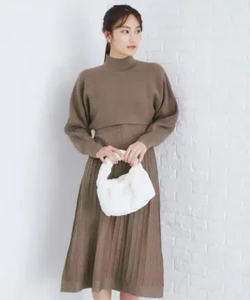 인덱스 멀티웨이 니트 원피스