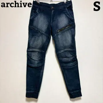워크맨 데님 archive 네이비 네이비 컬러 S 하의 스트레치