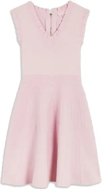 TED BAKER V넥 니트 원피스 핑크