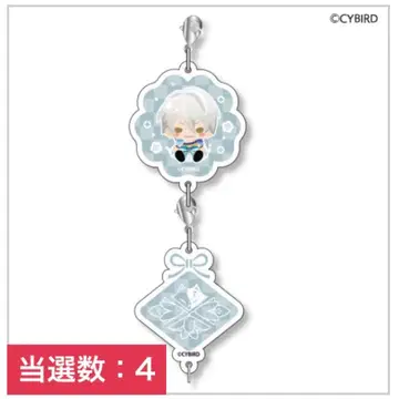 미소년 전국 의 무장 복권 차레쿠지 아크릴 참 세트 미츠히데