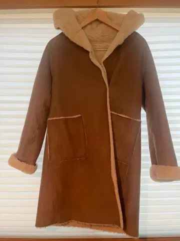 SLOBE IENA 페이크 무스탕 코트