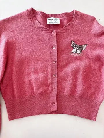 snidel 그렘린 핑크 가디건