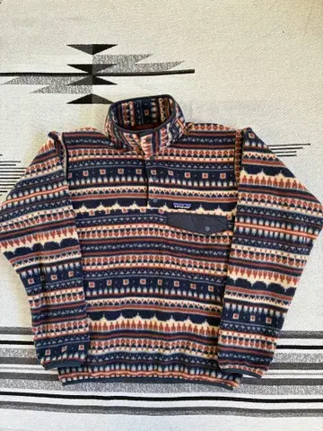 patagonia 파타고니아 신틸라 스냅 T 기하학 패턴 네이티브 무늬