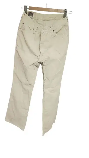 리 베이지 코듀로이 캐주얼 팬츠