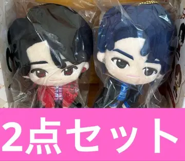 미세스 제일복권 A상 봉제 인형 마스코트 와카이 오오모리 2점 세트