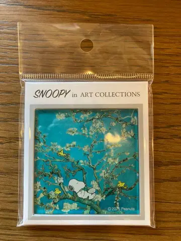 도쿄도 미술관 한정판 고흐전 꽃 피는 아몬드 나무 가지 아크릴 마그넷