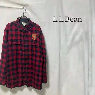 L.L.Bean 버팔로 체크 플란넬 셔츠 셔츠 자켓