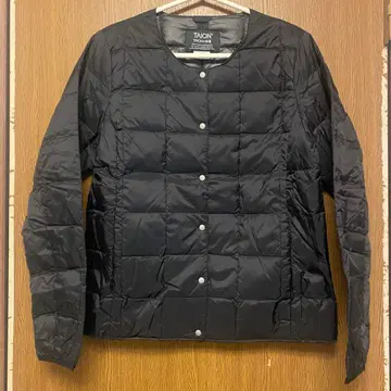 TAION 블랙 다운 자켓 L 사이즈 파우치 포함