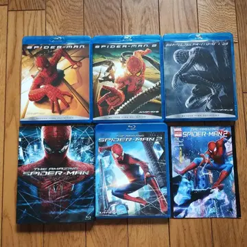 스파이더맨 컬렉션 블루레이 6개 세트