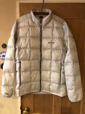 미사용 몽벨 mont-bell 스페리오 다운 자켓 라이트 그레이
