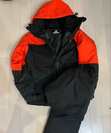 미사용! 워크맨 낚시용 다운 상하의 세트