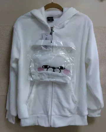 요시 스탬프 토끼 보아 후드티 캡 포함 남성용 M