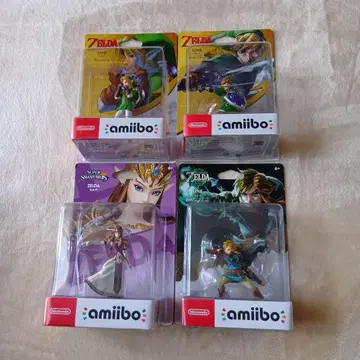 젤다의 전설 amiibo 피규어 4체 세트