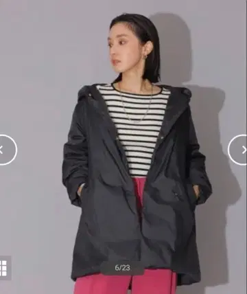 내추럴 뷰티 베이직 다운 코트 M 블랙 아우터