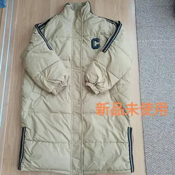 충전솜 롱 코트 베이지 프리 사이즈 미사용 새상품