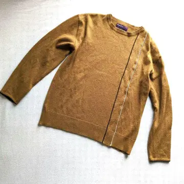 HOMLESS 홈 니트 스웨터 울 혼방 브라운 L