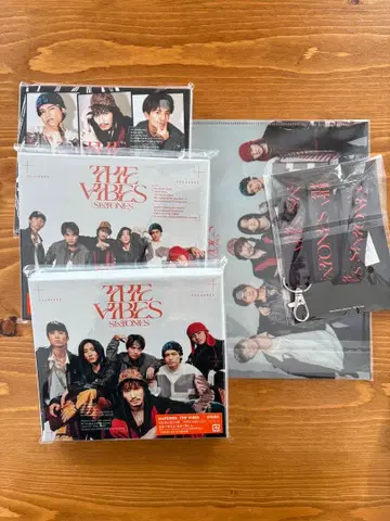 [ SixTONES ] THE VIBES 3형태 + 특전 포함