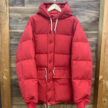 중고 JOE McCOY 코튼/나일론 후디드 다운 자켓