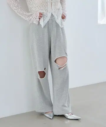 한정판 가격 인하!! 카스타네 데미지 스웨트 팬츠